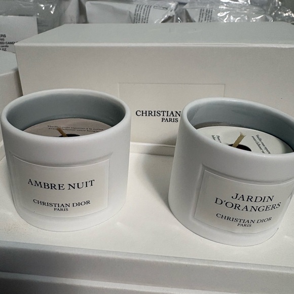 Dior Accessories - Christian Dior Ambre Nuit and Jardin d'Orangers Candles